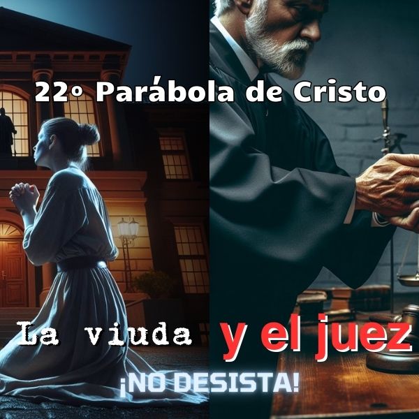 22º Parábola de Cristo - A Viúva e o Juiz - Lucas 18:1 ao 8