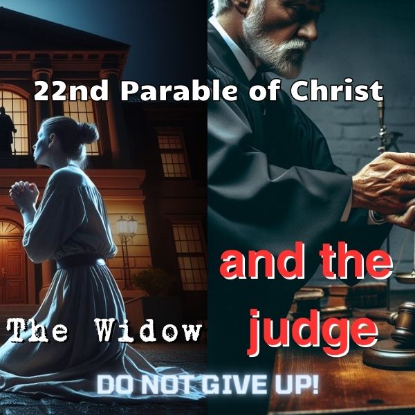 22º Parábola de Cristo - A Viúva e o Juiz - Lucas 18:1 ao 8