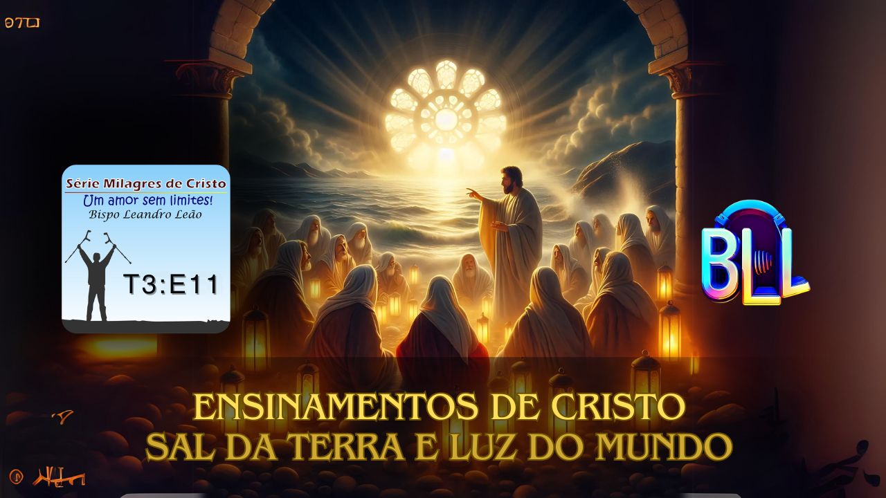 11 Ensinamento de Cristo - Sal da Terra e Luz do Mundo - Mateus 5:13 ao 16