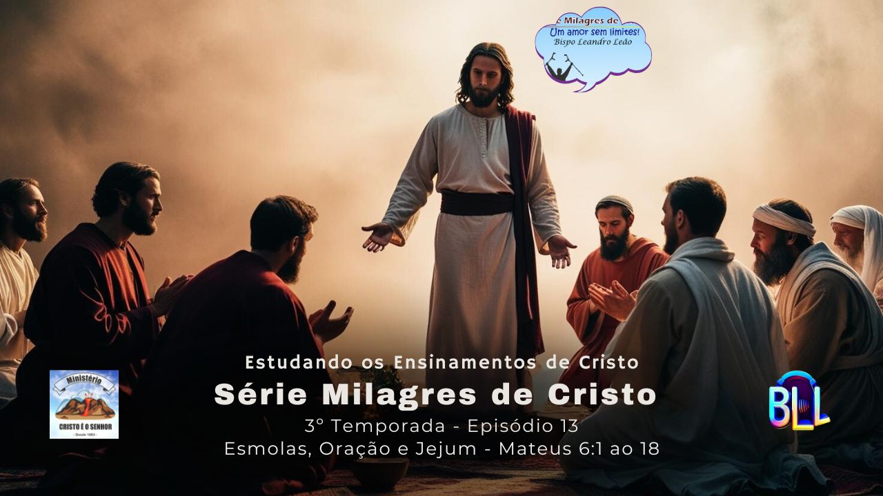 13 Ensinamento de Cristo - Esmolas, Oração e Jejum - Mateus 6:1 ao 18